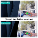 NICETOWN Grey Full Shade Curtain Panels, Pair of Energy Smart & Noise Blocking Out Blackout Drapes for Dining Room Window, Thermal Insulated Guest Room Lined Window Dressing(Gray, 52 x 84 inch)