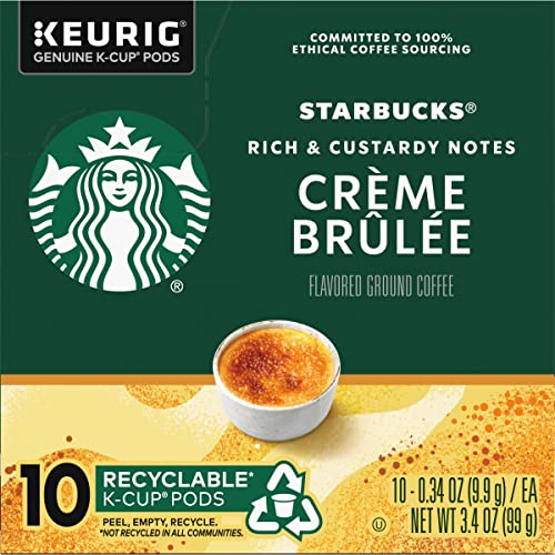 Starbucks K-Cup Coffee Pods—Caramel Flavored Coffee—100% Arabica—1 box (40 pods)