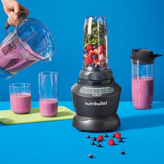 nutribullet Full-Size Blender Combo 1200W –Matte Black