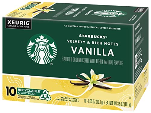 Starbucks K-Cup Coffee Pods—Caramel Flavored Coffee—100% Arabica—1 box (40 pods)