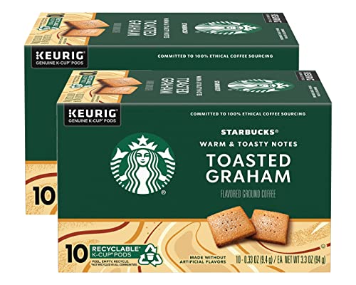 Starbucks K-Cup Coffee Pods—Caramel Flavored Coffee—100% Arabica—1 box (40 pods)