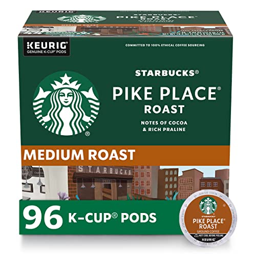 Starbucks K-Cup Coffee Pods—Caramel Flavored Coffee—100% Arabica—1 box (40 pods)