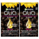 Garnier Hair Color Olia Ammonia-Free Brilliant Color Oil-Rich Permanent Hair Dye, 6.0 Light Brown, 1 Count (Packaging May Vary)