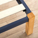 ZINUS Paul Metal and Bamboo Platform Bed Frame, Wood Slat Support, No Box Spring Needed, Easy Assembly, King