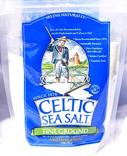 Celtic Sea Salt, Fine Ground, 8 Ounce, 0.5 Pound (Pack of 1)