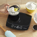 Taylor Waterproof Digital Kitchen Scale, 11 pounds, Black