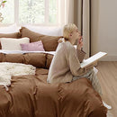 Bedsure Twin/Twin XL Duvet Cover Dorm Bedding - Soft Prewashed White Duvet Cover Twin, 2 Pieces, Includes 1 Duvet Cover (68"x90") with Zipper Closure & 1 Pillow Sham, Comforter NOT Included