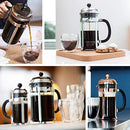 Bodum 1928-16US4 Chambord French Press Coffee Maker, 1 Liter, 34 Ounce, Chrome