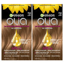 Garnier Hair Color Olia Ammonia-Free Brilliant Color Oil-Rich Permanent Hair Dye, 6.0 Light Brown, 1 Count (Packaging May Vary)