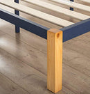 ZINUS Paul Metal and Bamboo Platform Bed Frame, Wood Slat Support, No Box Spring Needed, Easy Assembly, King