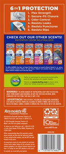 Hefty Ultra Strong 13 Gallon Trash Bags, Tall Kitchen Trash Bags 13 Gallon Size, Drawstring Closure, Continuous Odor Control, White, Clean Burst Scent, 110 Bags