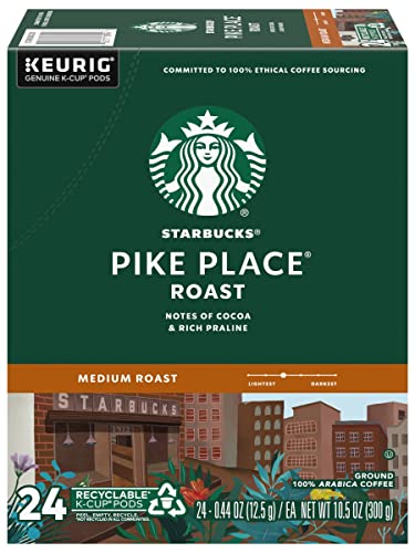 Starbucks K-Cup Coffee Pods—Caramel Flavored Coffee—100% Arabica—1 box (40 pods)