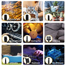 Aoutrow Electric Air Duster, Powerful Air Blower for Computer Car Cleaning Reusable Power 100000 RPM Motor, 3 Adjustable Speed Keyboard Cleaner Kit with 4 Nozzles & 4 Brushes