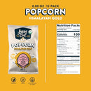 LesserEvil Himalayan Pink Salt Organic Popcorn, Premium Quality, Minimally Processed, No Vegetable Oil, 0.46 Oz, Pack of 24