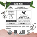 Numi Organic Tea Emperor's Pu-erh, Black Tea, 16 Count of Tea Bags, Pack of 1 (Packaging May Vary)