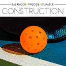 Franklin Sports Outdoor- X-40 Pickleball Balls - USA Pickleball (USAPA) Approved - 3 Pack Outside Pickleballs - Optic Yellow - US Open Ball