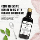 Yoder’s Good Health Recipe Apple Cider Vinegar Liquid Complex, 25 oz., Amish Harvest Herbal Tonic with Elderberry Juice, Organic Wildcrafted Herbs, Raw Detoxifying Antioxidants
