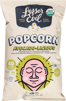 LesserEvil Himalayan Pink Salt Organic Popcorn, Premium Quality, Minimally Processed, No Vegetable Oil, 0.46 Oz, Pack of 24