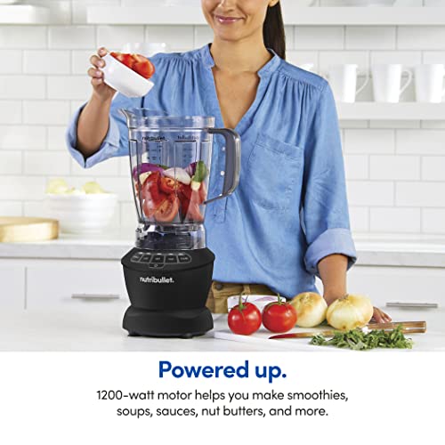 nutribullet Full-Size Blender Combo 1200W –Matte Black