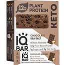 IQBAR Brain and Body Keto Protein Bars - Chocolate Lovers Variety Keto Bars - 12-Count Energy Bars - Low Carb Protein Bars - High Fiber Vegan Bars and Low Sugar Meal Replacement Bars - Vegan Snacks