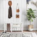 ECOMEX Shoe Rack Bench for Entryway, 3-Tier Wooden Shoe Shelf Shoe Organizer Bench Shoe Organizer Entryway Bench for Bedroom Balcony Entryway Entrance, Black(33.5''L)