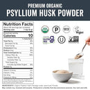 Viva Naturals Organic Psyllium Husk Powder, 24 oz - Finely Ground, Unflavored Plant Based Superfood - Good Source of Fiber for Gluten-Free Baking, Juices & Smoothies - Certified Vegan, Keto and Paleo
