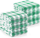 Utopia Towels Dish Towels, 15 x 25 Inches, 100% Ring Spun Cotton Super Absorbent Linen Kitchen Towels, Soft Reusable Cleaning Bar and Tea Towels Set (12 Pack, Blue)