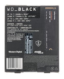 WD_BLACK 1TB SN850X NVMe Internal Gaming Solid State Drive with Heatsink - Works with Playstation 5, Gen4 PCIe, M.2 2280, Up to 7,300 MB/s - WDS100T2XHE