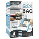 20 Pack Vacuum Storage Bags, Space Saver Bags (4 Jumbo/4 Large/4 Medium/4 Small/4 Roll) Compression for Comforters and Blankets, Sealer Clothes Storage, Hand Pump Included
