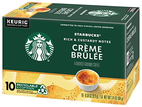 Starbucks K-Cup Coffee Pods—Caramel Flavored Coffee—100% Arabica—1 box (40 pods)