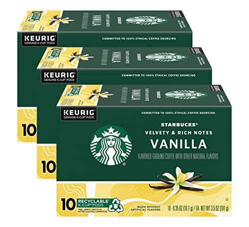 Starbucks K-Cup Coffee Pods—Caramel Flavored Coffee—100% Arabica—1 box (40 pods)