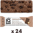 IQBAR Brain and Body Keto Protein Bars - Chocolate Lovers Variety Keto Bars - 12-Count Energy Bars - Low Carb Protein Bars - High Fiber Vegan Bars and Low Sugar Meal Replacement Bars - Vegan Snacks