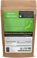 FGO Organic Green Tea, Eco-Conscious Tea Bags, 100 Count