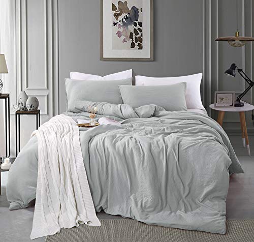 ALAZURIA Bedding Duvet Cover 2 Piece Set - Super Soft Prewashed, Duvet Covers Twin with Zipper Closure & 4 Corner Ties (1 Duvet Cover + 1 Pillow Case) Terracotta Pastel, Twin