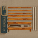 Bme Caden Solid Wood Nightstand/Side Table/End Table, Fully Assembled, with 1-Drawer for Mid Century Bedroom and Living Room, Caramel