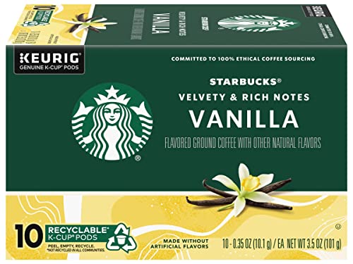 Starbucks K-Cup Coffee Pods—Caramel Flavored Coffee—100% Arabica—1 box (40 pods)