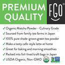 FGO Organic Green Tea, Eco-Conscious Tea Bags, 100 Count