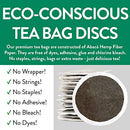 FGO Organic Green Tea, Eco-Conscious Tea Bags, 100 Count