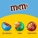 MARS M&M'S Peanut, M&M'S Caramel,SNICKERS Original,SNICKERS Peanut Butter Squared, TWIX Original and Cookie Dough Variety Pack Full Size Individually Wrapped Milk Chocolate Candy Bars,18 Ct