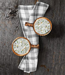 Utopia Towels Dish Towels, 15 x 25 Inches, 100% Ring Spun Cotton Super Absorbent Linen Kitchen Towels, Soft Reusable Cleaning Bar and Tea Towels Set (12 Pack, Blue)