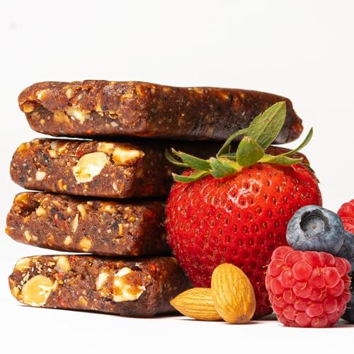 JONESBAR (Variety Pack, 12 Count (Pack of 1)), USDA Organic Fruit & Nut Bar, Non-GMO, Kosher, Vegan, Gluten Free, Simple Snack Bar