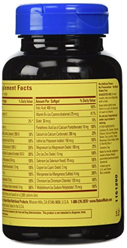 Nature Made Multivitamin For Her 50+ with No Iron, Womens Multivitamin for Daily Nutritional Support, Multivitamin for Women, 90 Tablets, 90 Day Supply