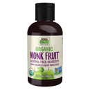 NOW Foods, Certified Organic Monk Fruit Liquid, Alcohol Free Glycerite Zero-Calorie Liquid Sweetener, Non-GMO, 2-Ounce