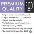 FGO Organic Green Tea, Eco-Conscious Tea Bags, 100 Count