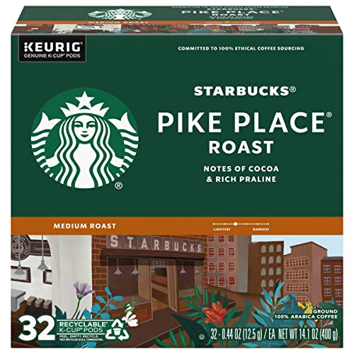 Starbucks K-Cup Coffee Pods—Caramel Flavored Coffee—100% Arabica—1 box (40 pods)