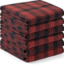 Utopia Towels Dish Towels, 15 x 25 Inches, 100% Ring Spun Cotton Super Absorbent Linen Kitchen Towels, Soft Reusable Cleaning Bar and Tea Towels Set (12 Pack, Blue)