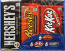HERSHEY'S, KIT KAT and REESE'S Assorted Milk Chocolate Candy Variety Box, 27.3 oz (18 Count)