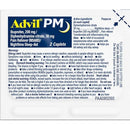 Advil Liqui-Gels Pain Reliever and Fever Reducer, Pain Medicine for Adults with Ibuprofen 200mg for Headache, Backache, Menstrual Pain and Joint Pain Relief - 200 Capsules, Advil PM Ibuprofen - 2 Ct