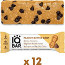 IQBAR Brain and Body Keto Protein Bars - Chocolate Lovers Variety Keto Bars - 12-Count Energy Bars - Low Carb Protein Bars - High Fiber Vegan Bars and Low Sugar Meal Replacement Bars - Vegan Snacks