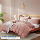 Nestl Twin Duvet Cover - Soft Double Brushed Light Grey Duvet Cover Twin/Twin XL, 2 Piece, with Button Closure, Duvet Cover 68x90 inches